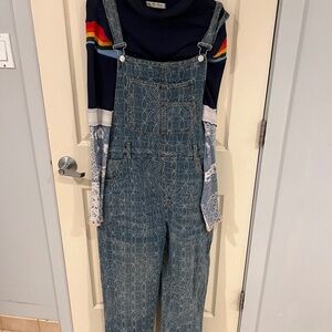 Navy/Multi Knit Sweater from Free People